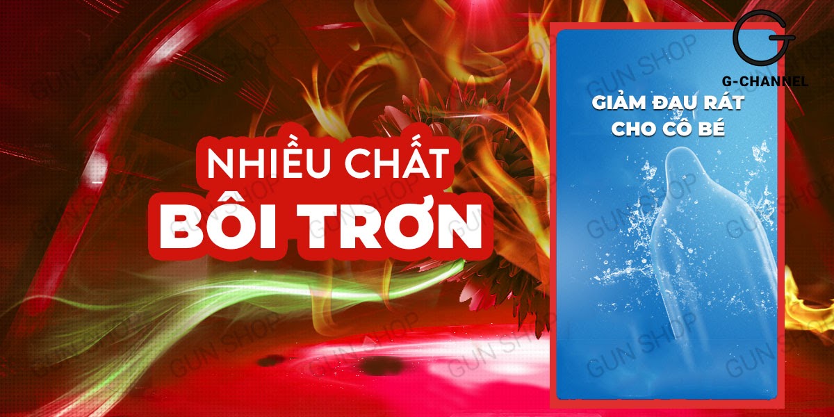 Bao cao su Condom Muaisi - siêu điểm nổi, nóng ấm