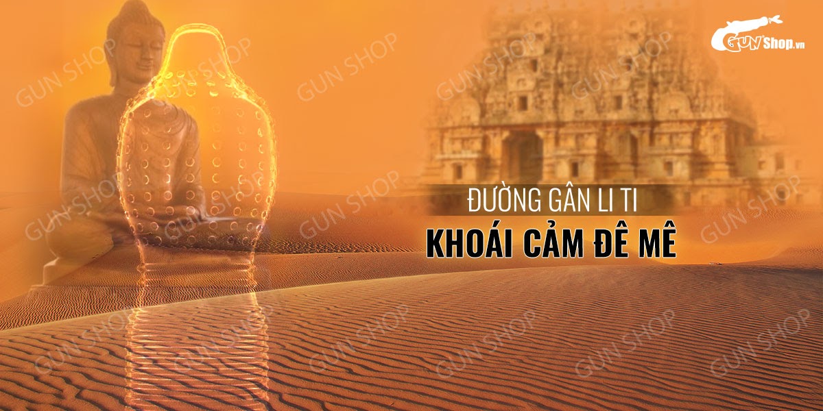 Bao cao su OLO 0.01 Ống Phật tròn Performa - Gân gai, siêu mỏng, kéo dài thời gian - Hộp 10 cái