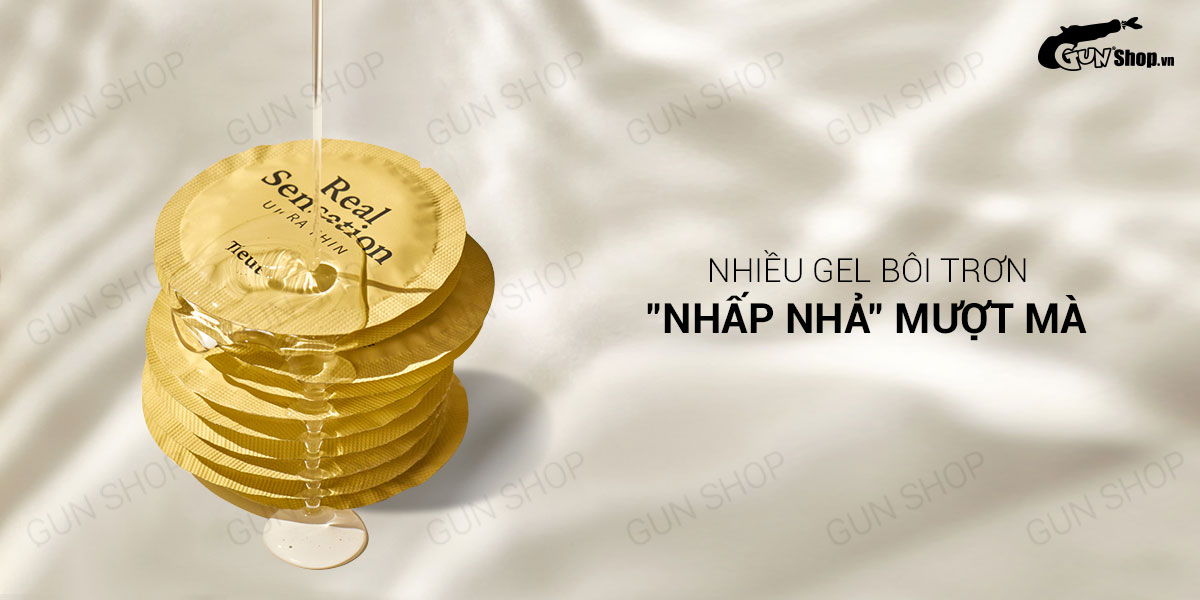 Bao cao su Real Sensation Ultra Thin - Siêu mỏng - Hộp 12 cái