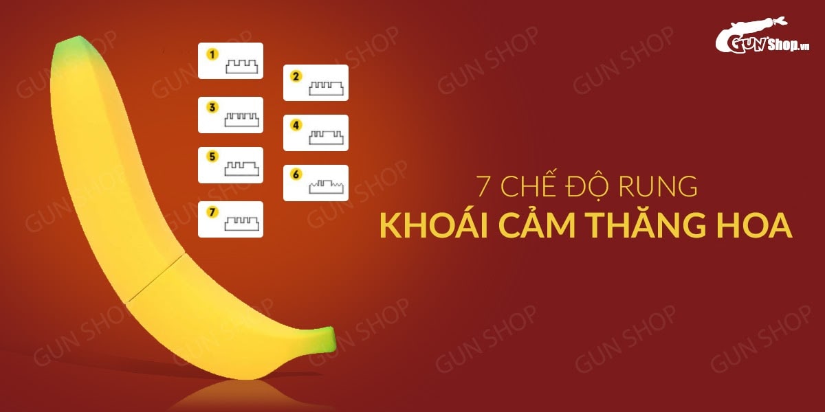 Dương vật giả rung ngụy trang hình trái chuối - Moylan