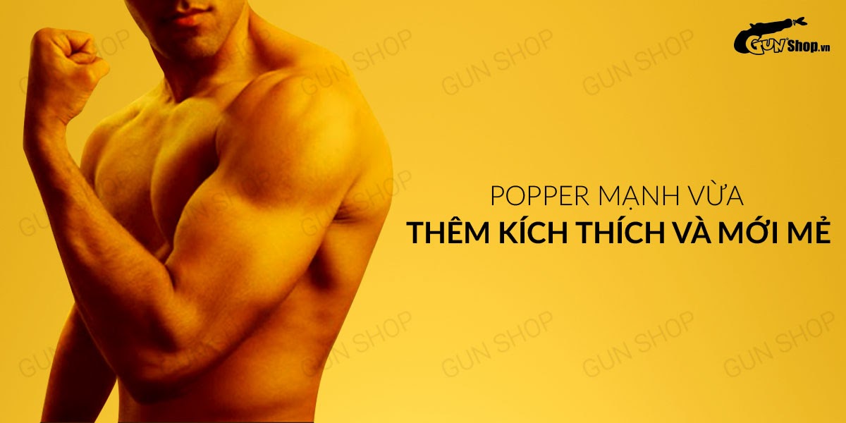 Chai hít tăng khoái cảm Popper C4 Black Yellow - Chai 10ml