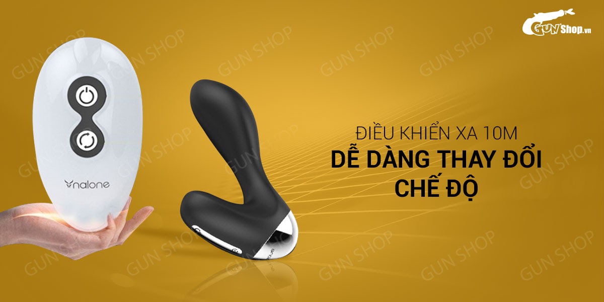 Trứng rung kích thích hậu môn 7 chế độ rung, điều khiển từ xa, dùng sạc - Nalone Prop