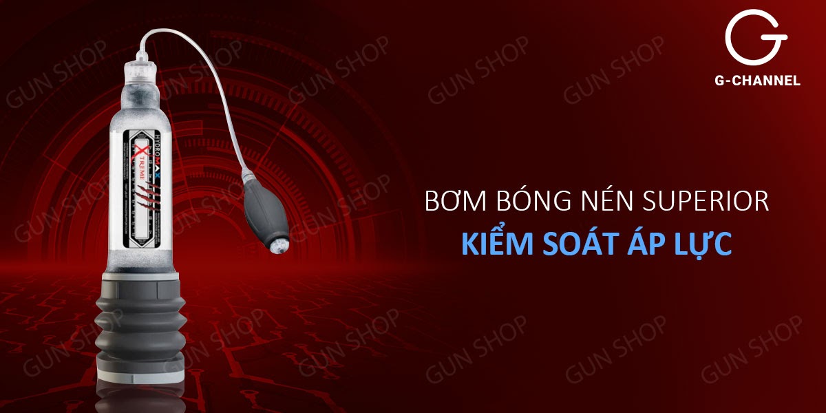 Máy tập tăng kích thước dương vật bơm tay dùng áp suất nước - Hydro Max Xtreme