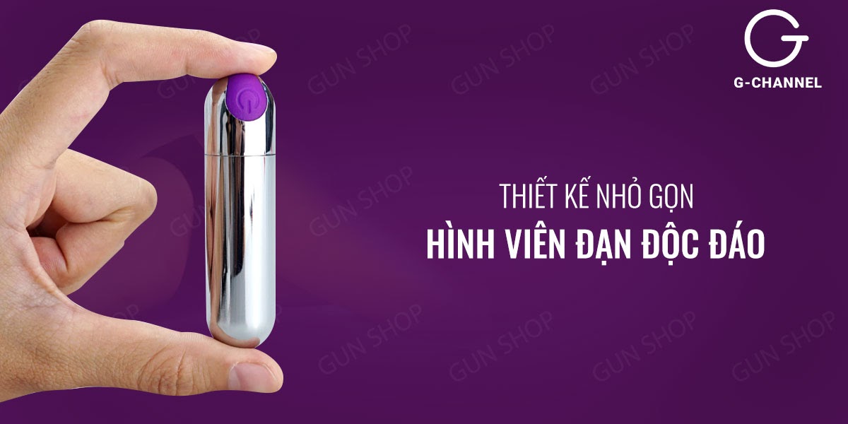 Trứng rung hình viên đạn, 10 tốc độ rung - Yeain Mini Vibrator