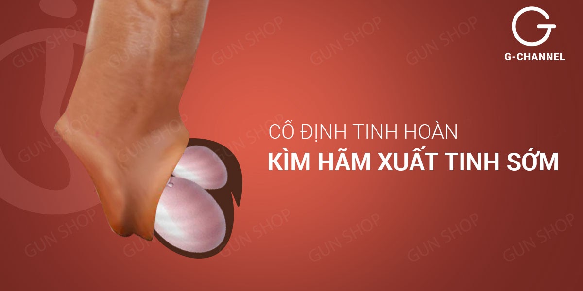 Bao cao su đôn dên tăng kích thước Jiuai - Gân nổi