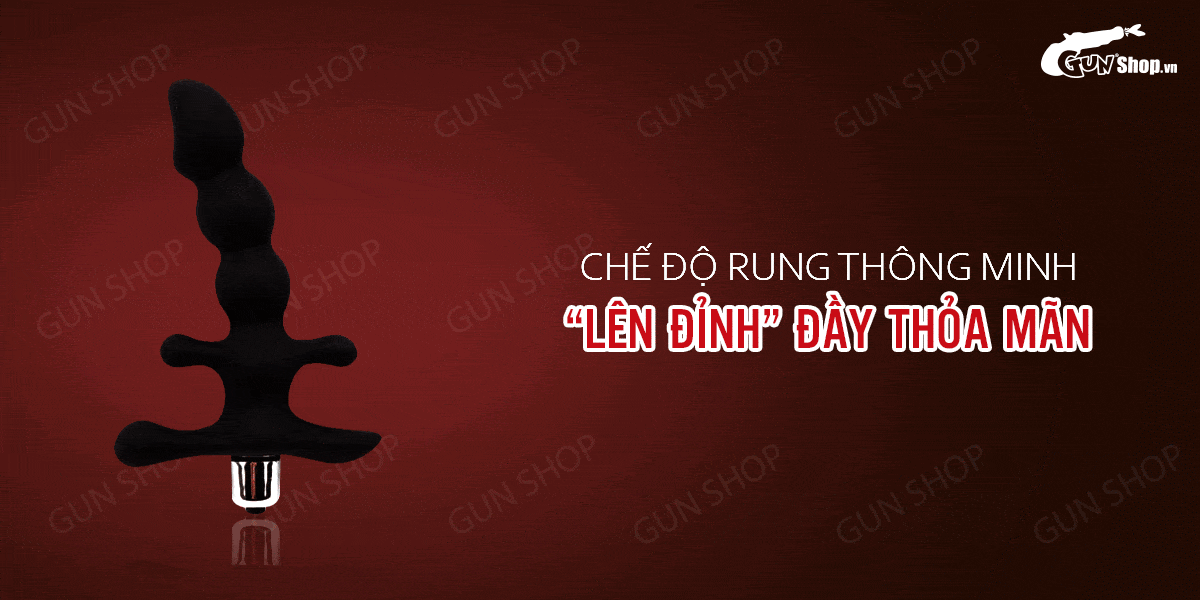 Que rung kích thích hậu môn dùng pin - Chisa Black Mont