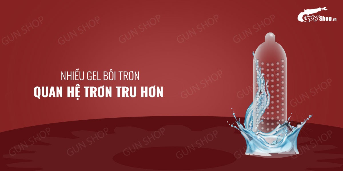 Bao cao su OLO 0.01 Large Bump Stimulation - Siêu mỏng, nóng ấm, hương vani - Hộp 10 cái