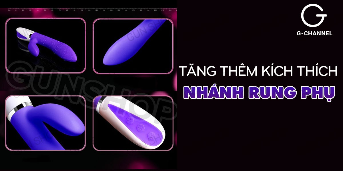 Dương vật giả HongKong Libo Summer Love - 68 chế độ rung, 2 đầu rung - sạc điện