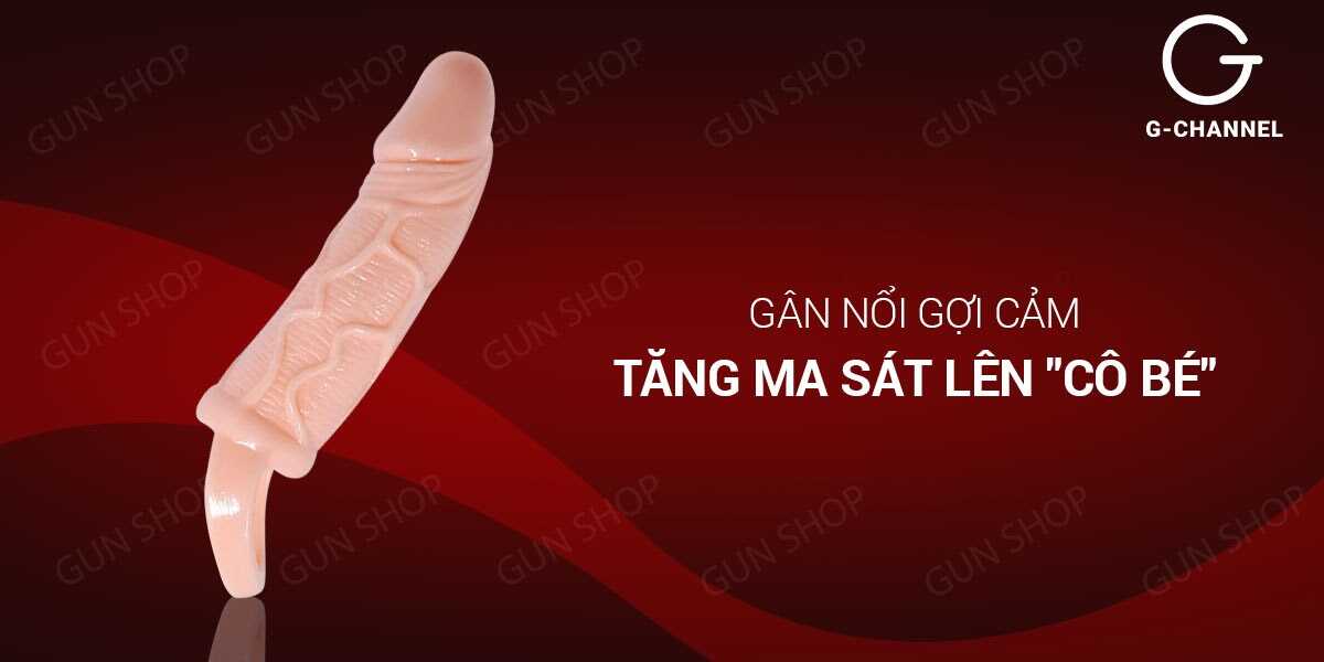 Bao cao su đôn dên tăng kích thước Pretty Love - Dây đeo và rung đầu