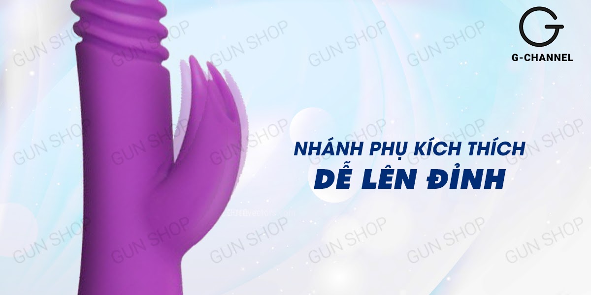 Dương vật giả đa chế độ rung, phát nhiệt - Ella Rod