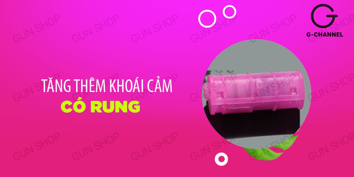 Bao cao su đôn dên Yeain Bumblebee tăng kích thước, nhiều gai mềm, có rung 16cm