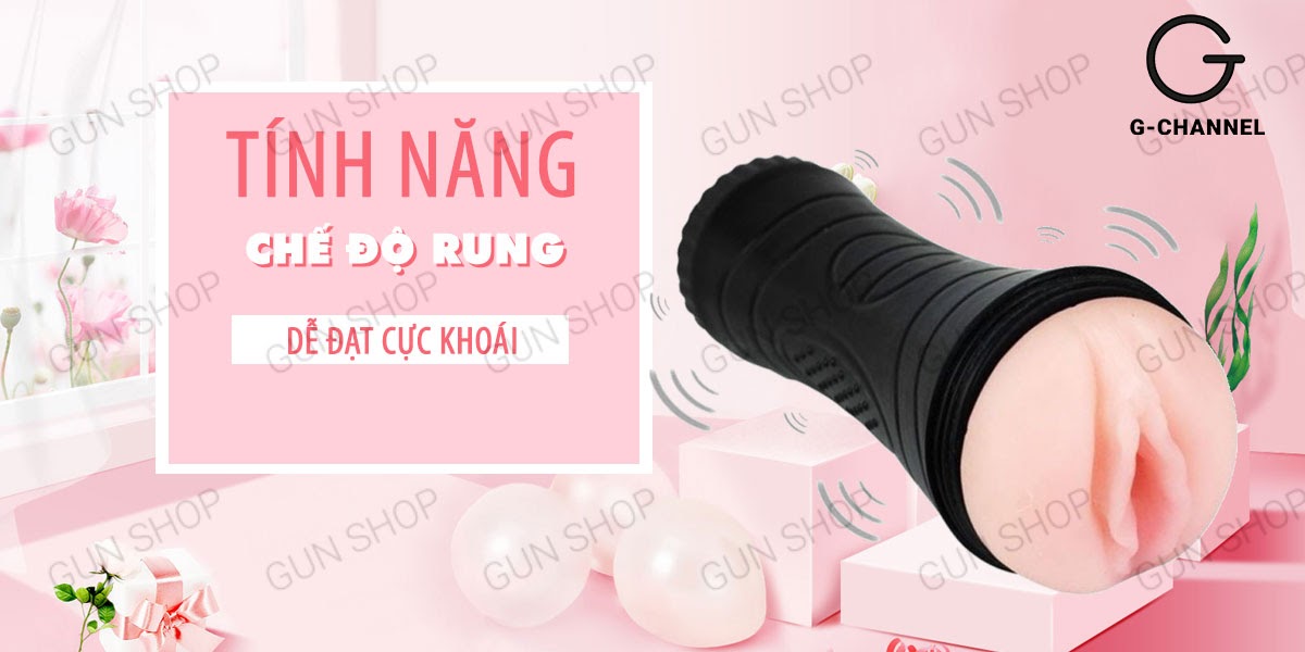 Âm đạo giả rung đa chế độ, pin - Fleslight Pussy