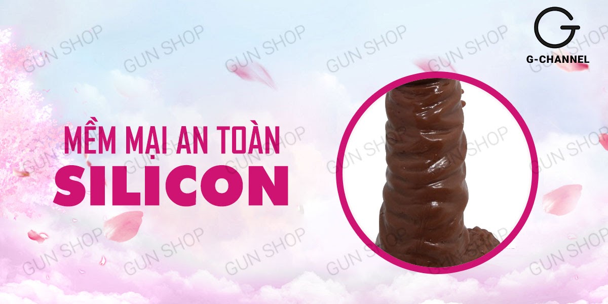 Bao cao su đôn dên tăng kích thước Baile Wolftooth 14.4x3.5cm - Da nâu