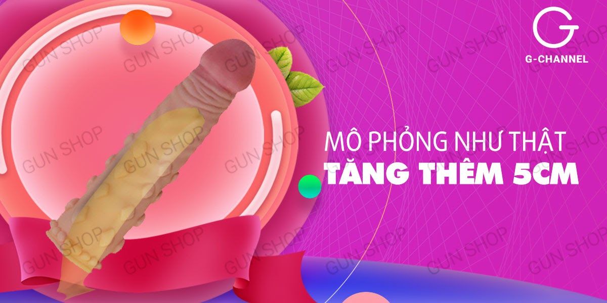 Bao cao su đôn dên tăng kích thước Lovetoy - Điểm nổi, tăng 5cm