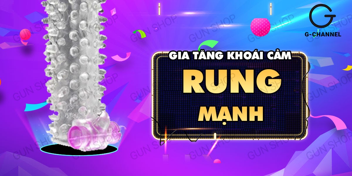 Bao cao su đôn dên tăng kích thước Baile - Rồng rung