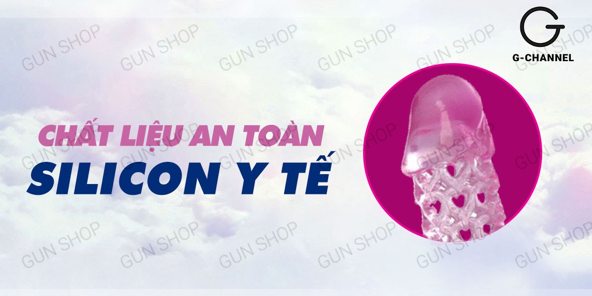 Bao cao su đôn dên tăng kích thước Baile - Hoa hồng