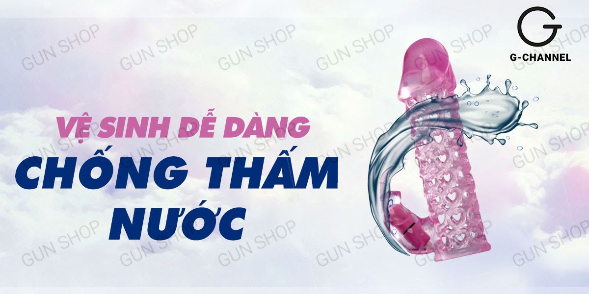 Bao cao su đôn dên tăng kích thước Baile - Hoa hồng