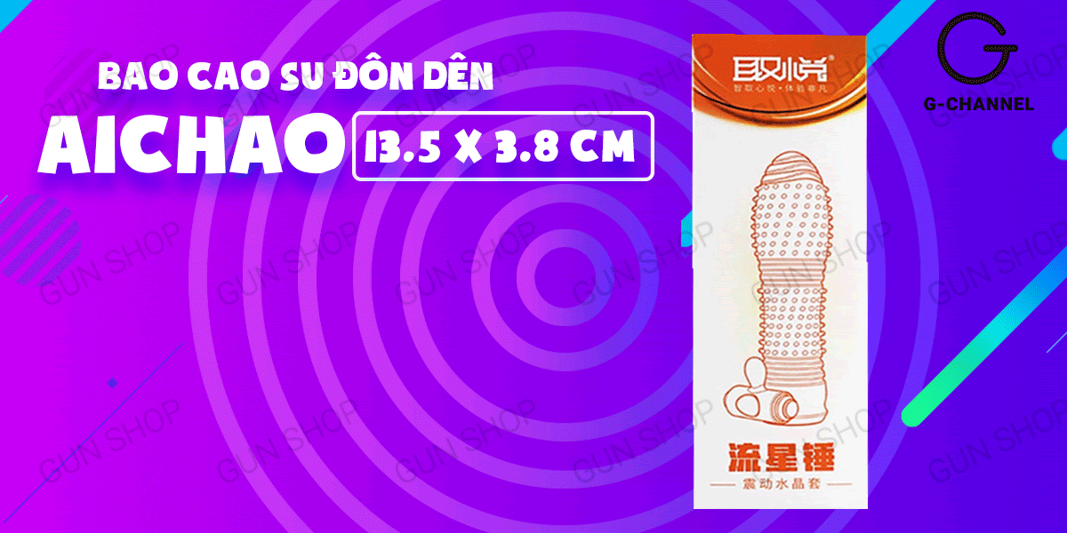 Bao cao su đôn Aichao 13.5cm