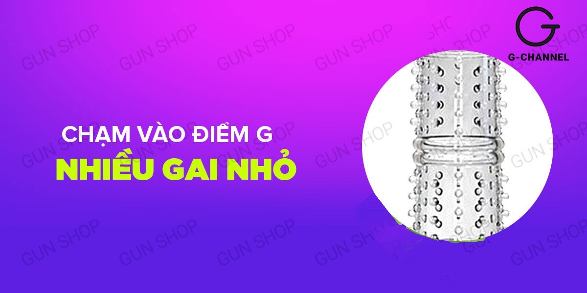 Bao cao su đôn dên tăng kích thước Yeain Prime - Gai mềm, 16cm