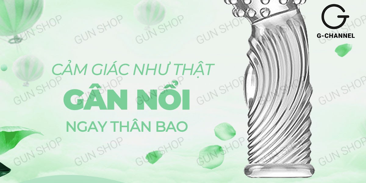 Bao cao su ngón tay Aichao G-spot 3 - Gai nổi lớn - Hộp 1 cái