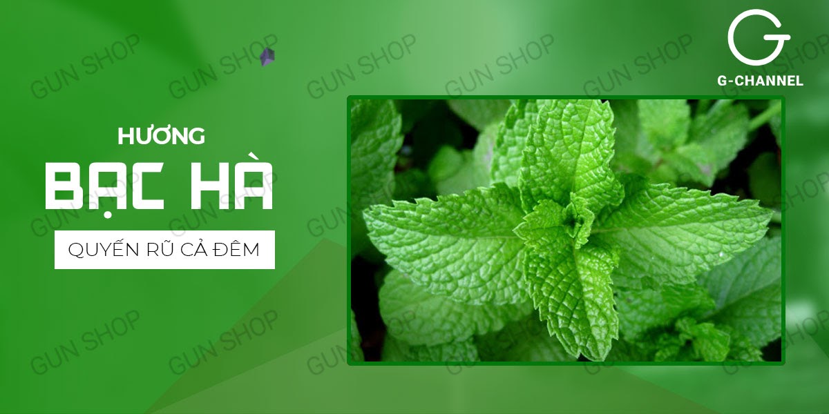 Bao cao su OKHQ hương bạc hà