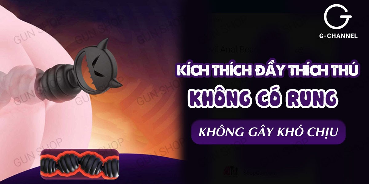 Chuỗi hạt kích thích hậu môn 17 cm
