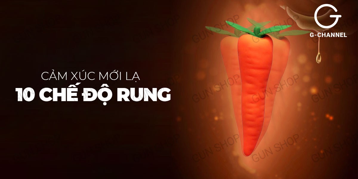 Dương vật giả ngụy trang hình quả cà rốt - Wistone Carrot