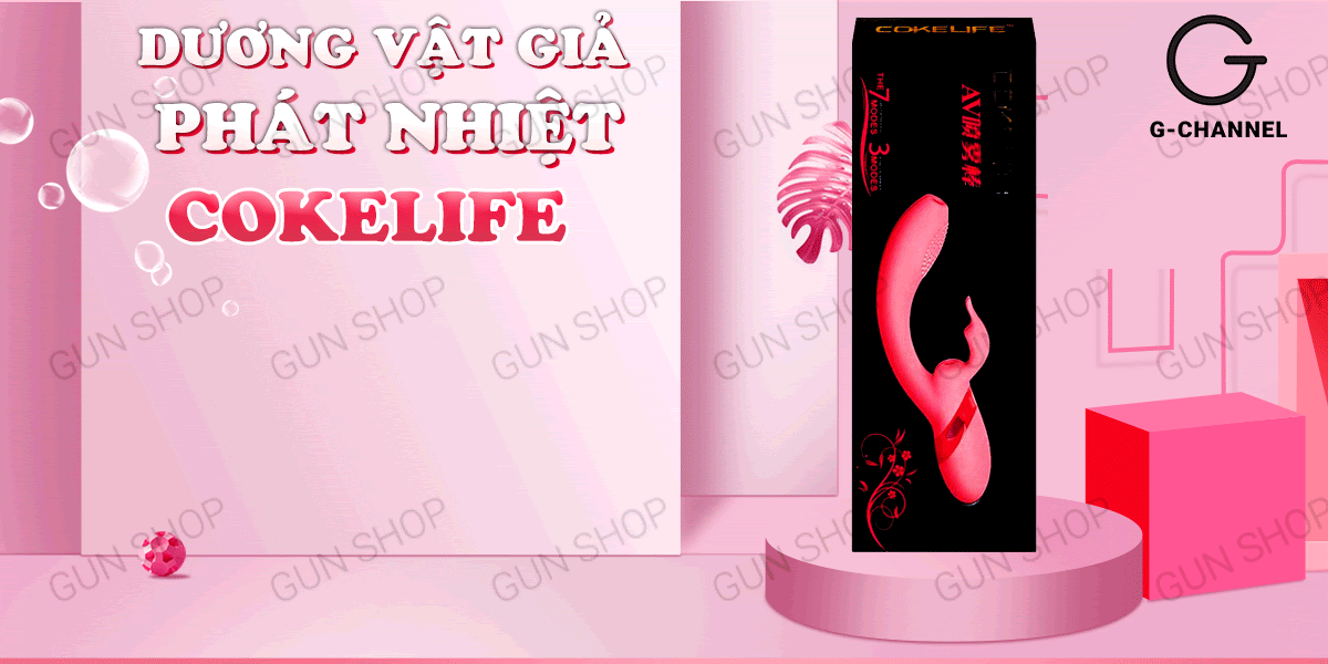 dương vật giả phát nhiệt Cokelife