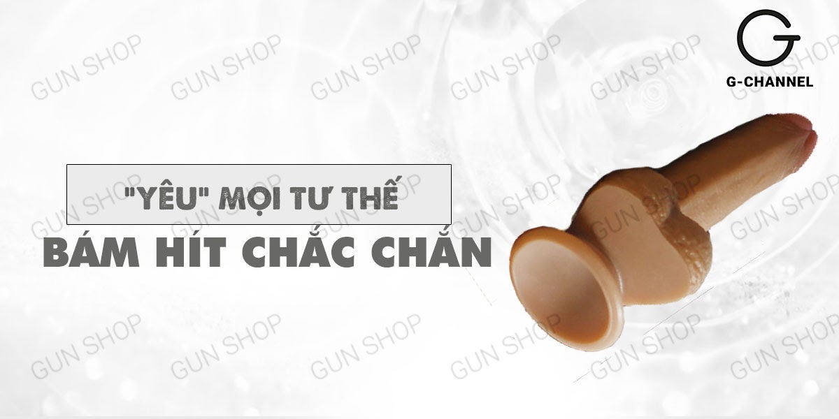 Dương vật giả dính tường siêu mềm - Lovetoy Sliding - Skin Dong 7