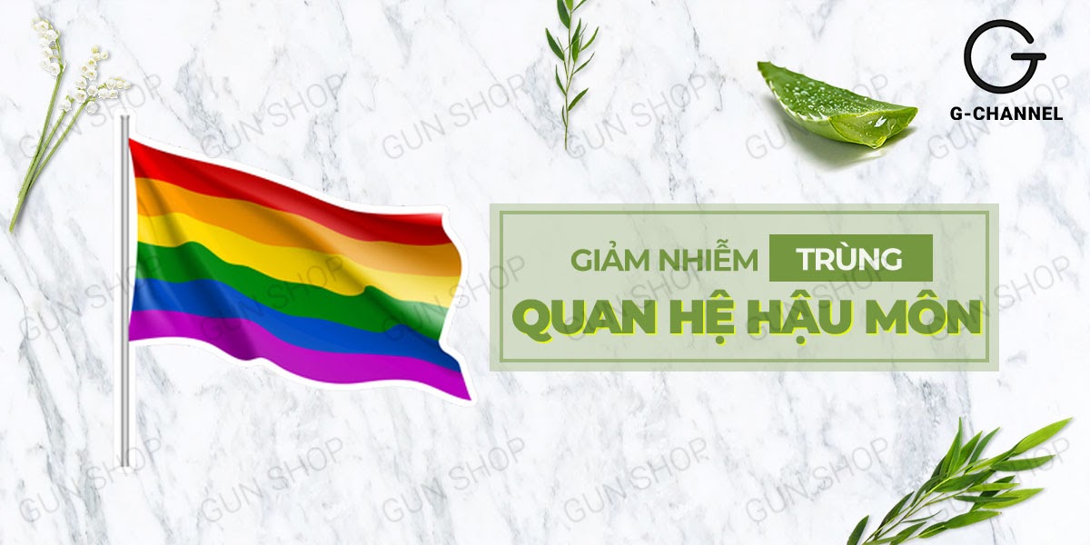 Gel bôi trơn dành cho hậu môn Shell Supermen Aloe Vera - Tinh chất lô hội - Chai 90ml