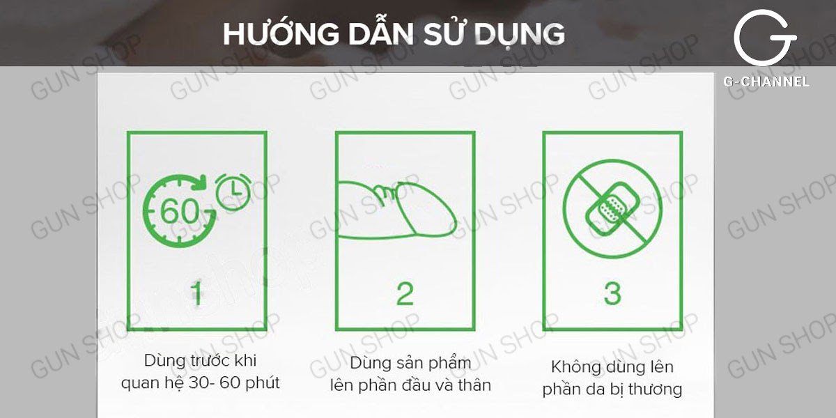 Khăn lau chống xuất tinh sớm Peineili