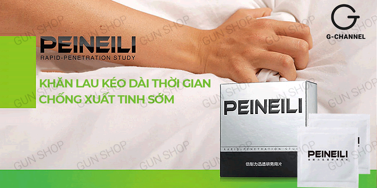 Khăn lau chống xuất tinh sớm Peineili