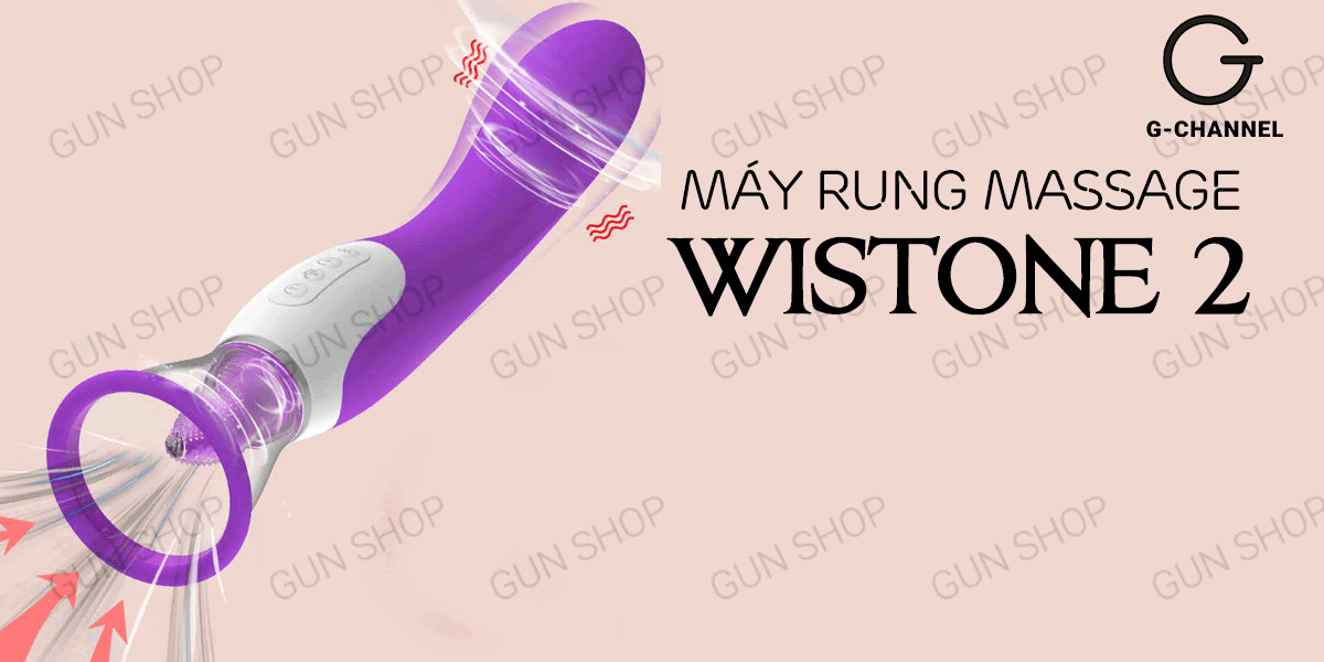 Máy rung massage kích thích âm đạo Wistone
