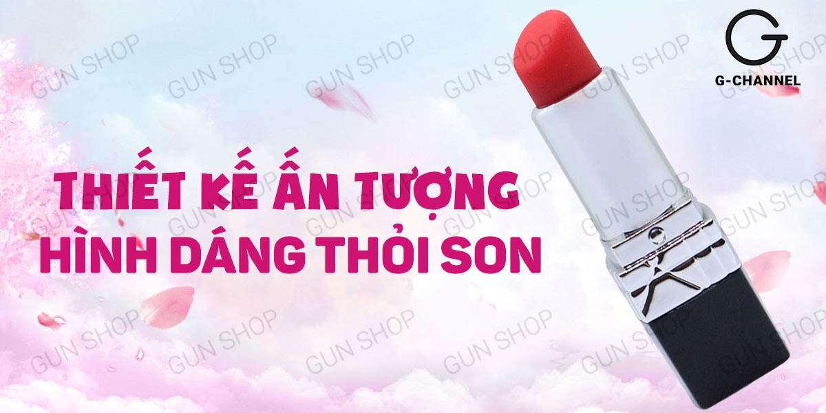 trứng rung hình thỏi son