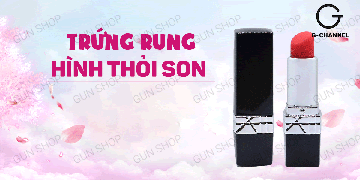 trứng rung hình thỏi son